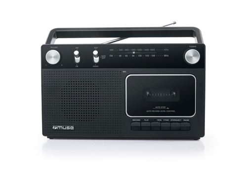 Muse M-152 RC Kofferradio UKW, AM, FM Schwarz
