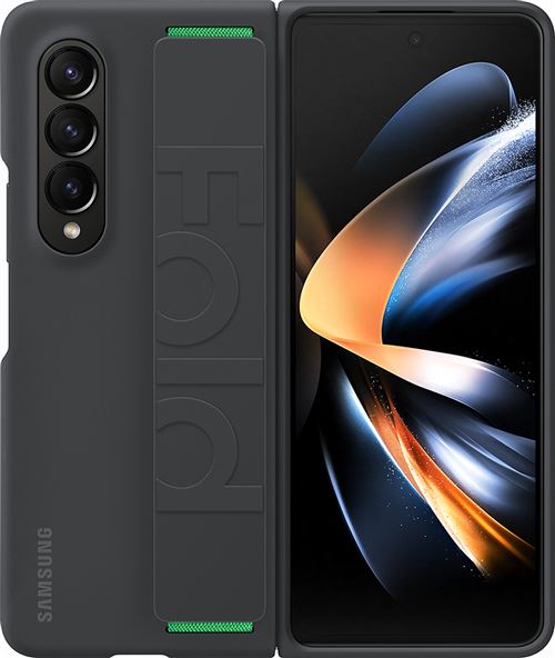 Coque silicone avec lanière SAMSUNG Galaxy Z Fold4 - vue 1