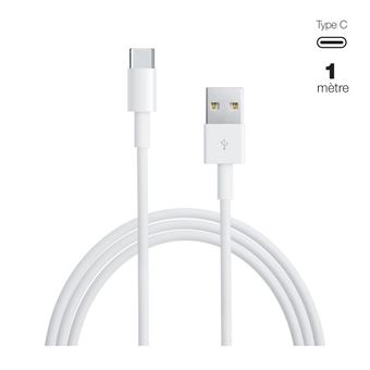 Pack Chargeur pour téléphone mobile Everdrive 2A Blanc + câble data Type C 1 m Blanc