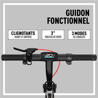 Trottinette électrique Segway Ninebot E3 Pro E 400 W Noir et Gris