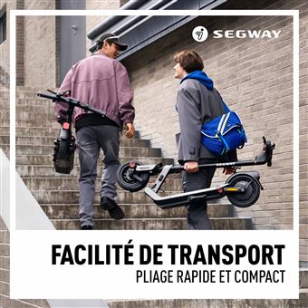 Trottinette électrique Segway Ninebot E3 Pro E 400 W Noir et Gris