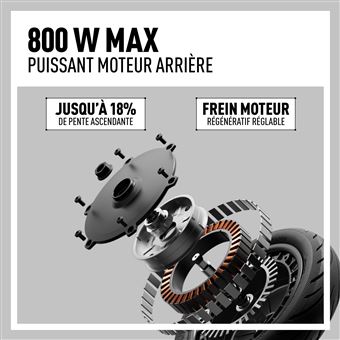Segway Ninebot E3 Pro E Elektrische Step – 400W, 55 Km Actieradius, Voor- En Achtervering, 25 Km/u (zwart/grijs)