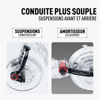 Trottinette électrique Segway Ninebot E3 Pro E 400 W Noir et Gris
