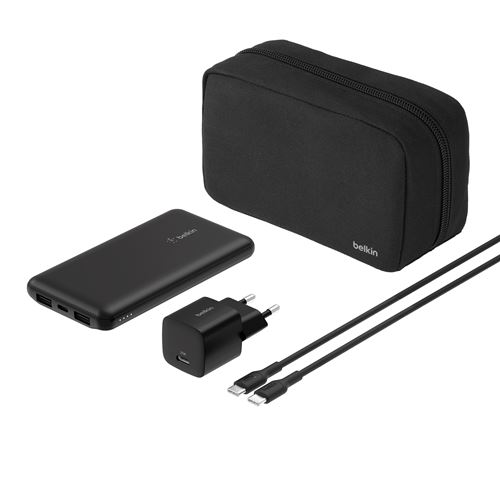 Trousse d’accessoires Belkin BoostCharge Noir pour appareils mobiles