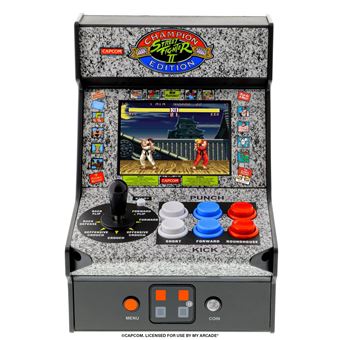 Mini console de jeu My Arcade Street Fighter II Noir - 1