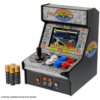 Mini console de jeu My Arcade Street Fighter II Noir