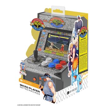 Mini console de jeu My Arcade Street Fighter II Noir