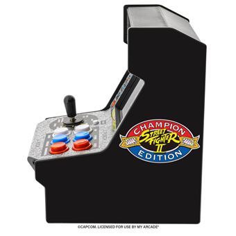 Mini console de jeu My Arcade Street Fighter II Noir