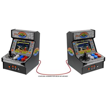 Mini console de jeu My Arcade Street Fighter II Noir