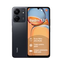 Smartphone Xiaomi Redmi 13C 6,74" Double nano SIM 256 Go Noir