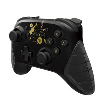 Manette sans fil Hori Edition Pikachu Noir et Or pour Nintendo Switch