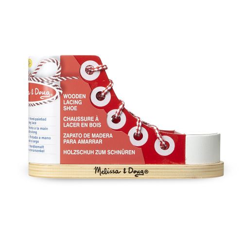 Chaussure à lacer en bois Melissa et Doug