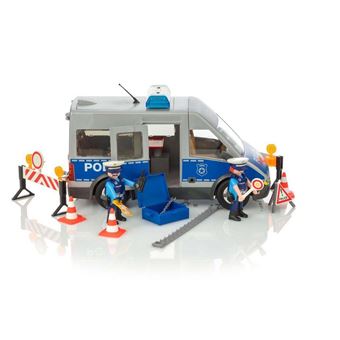 Pièce de rechange Playmobil Fourgon de policiers,matériel barrage 9236 