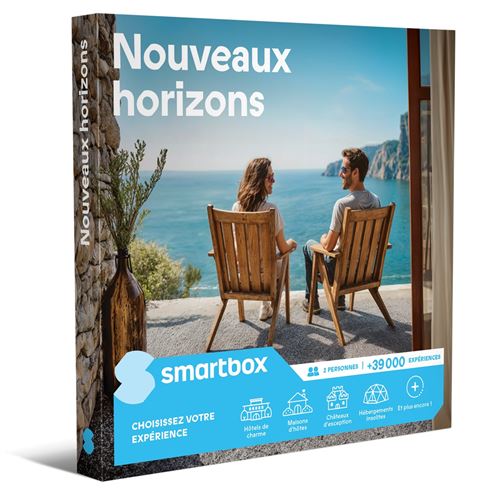 Coffret cadeau SmartBox Bon cadeau Nouveaux horizons