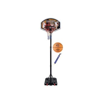 Hudora 71664 Panier de basket avec socle à lester + Ballon et pompe - 1