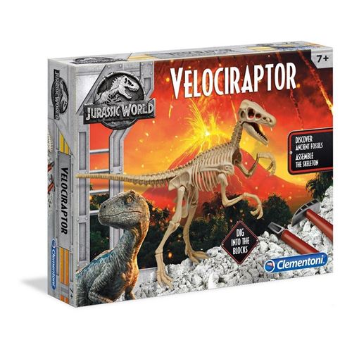 Jeu découverte Clementoni Archéo Ludic Jurassic World Velociraptor