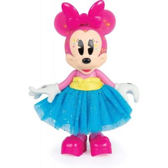 Figurine Minnie Fashionista Flamant rose 15 cm avec 2 tenues complètes et accessoires