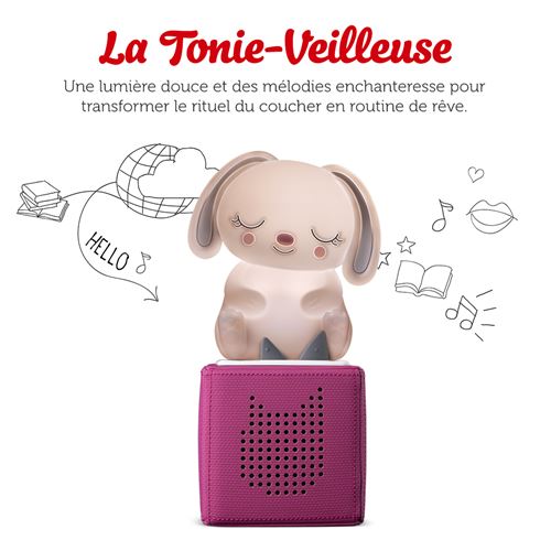 Tonie Figurine Doudou Lapinou – Berceuses Classiques Et Sons De La Nature – 90 Min De Contenu – Dès 3 Ans – Toniebox Vendue Séparément