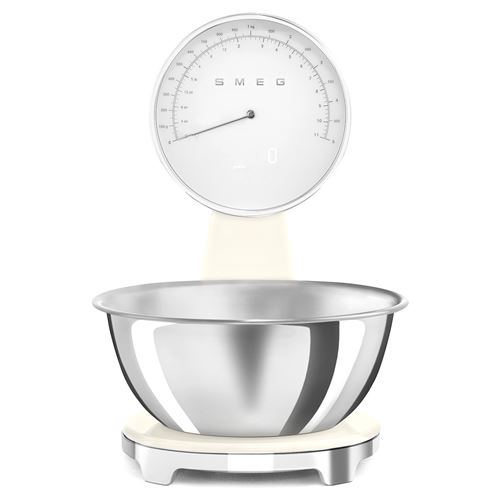 Balance De Cuisine Smeg Ksf01Crww 5Kg Crème