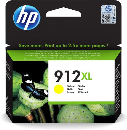 Cartouche d'encre HP 912xl Jaune