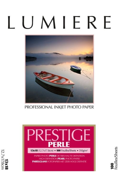 LUMIERE papier prestige 310gr rc perle 12,7 x 17,8 cm - 100 feuilles