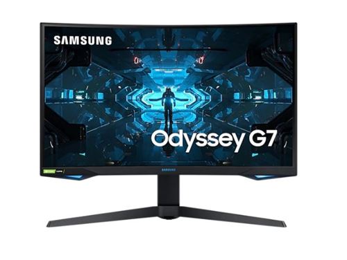 Ecran PC Gamer Incurvé 27'' Samsung Odyssey G7 G75T (LC27G75TQSPXEN) - WQHD  VA, 1 ms, 240Hz, G-Sync, HDR 600 (via ODR de 50€) –