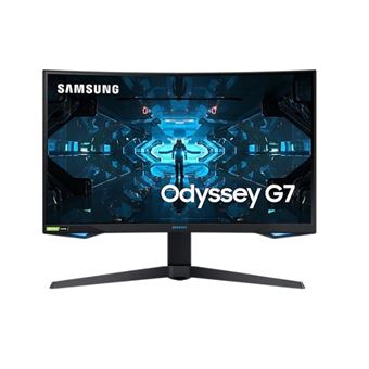 Ecran PC Samsung Odyssey G7 27" QLED Incurvé Noir - 1