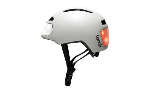 Casque Vélo Led intégrées Toad Blanc