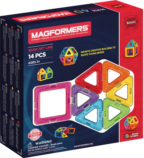 MAGFORM MAGFORMERS 14 PIECES