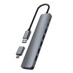 Hub T'n'b USB-A vers 7 USB-A 3.0 Aluminium