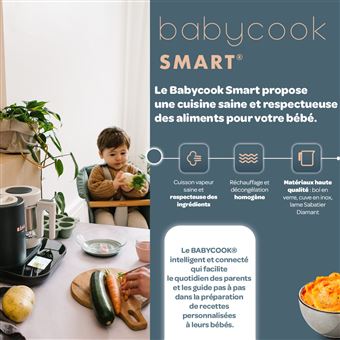 Mixeur cuiseur Béaba® Babycook Smart® 912860 400 W Gris Anthracite