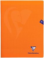 Cahier de 96 pages séyès Clairefontaine Mimesys 17 x 22 cm Orange
