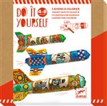 DIY avions a colorier - dans le ciel