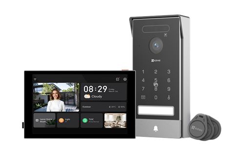 Visiophone Connecté Ezviz Hp7 Pro 4K Noir Et Gris