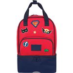 Sac à dos scolaire Tann's Tristan Rouge et Bleu Marine