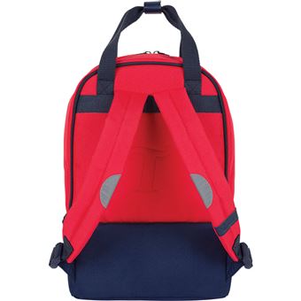 Sac à dos scolaire Tann's Tristan Rouge et Bleu Marine