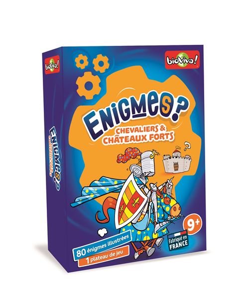 Jeu de société Bioviva Les Enigmes Chevaliers et châteaux forts