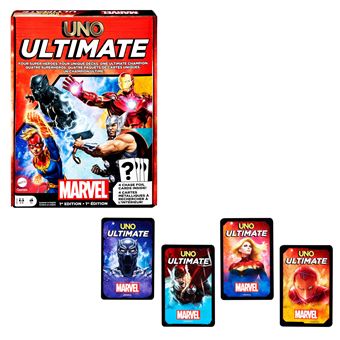 Jeu classique Mattel Uno Ultimate Marvel