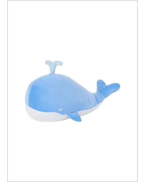 Peluche Miniso Ocean Series Baleine Bleu clair