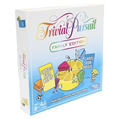 Jeu De Société Hasbro Trivial Pursuit Famille – 2400 Questions Pour Adultes Et Enfants - vue 8