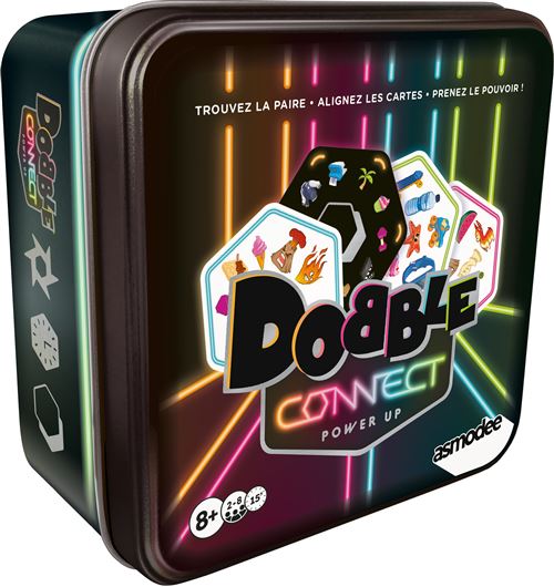 Asmodee Multicolore Jeu D'ambiance Dobble Connect Power Up