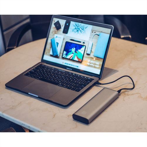 Batterie externe XtremeMac Powerbank MacBook 20'100 mAh 45W, USB, Type-C  Gris Sidral