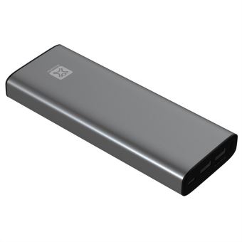 Batterie externe XtremeMac Powerbank MacBook 20'100 mAh 45W, USB, Type-C Gris Sidéral