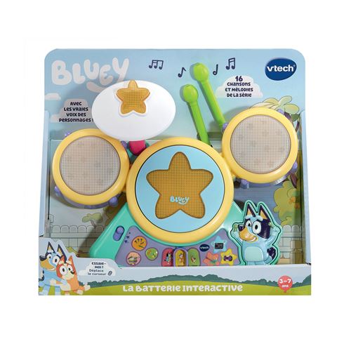 Jeu éducatif musical Vtech Bluey La batterie interactive - Vtech