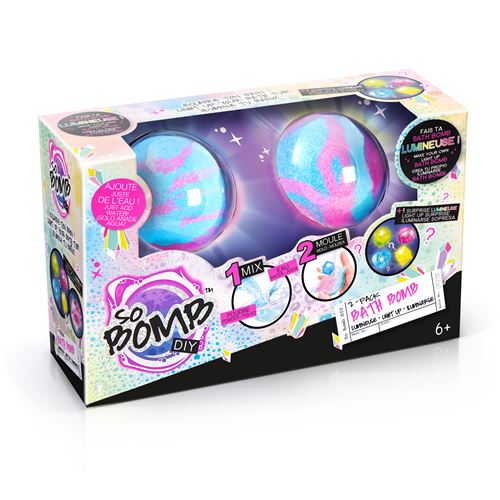 Jeu Créatif So Bomb Diy 2 Bombes De Bain Lumineuses