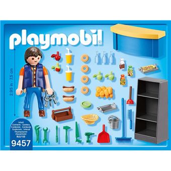 Playmobil City Life L'école 9457 Surveillant avec boutique