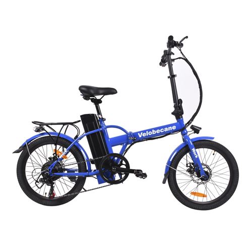Vélo électrique pliant Velobecane Work 250 W Bleu