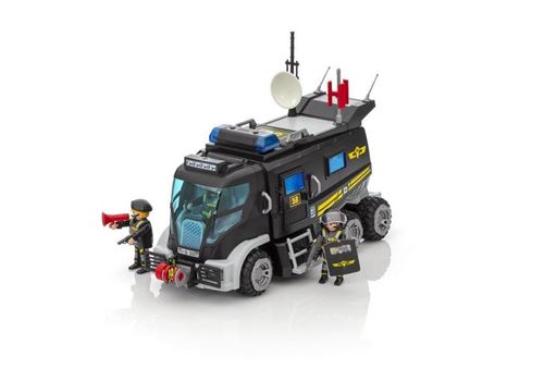 Playmobil City Action Les policiers d'élite 9360 Camion policiers d'élite  avec sirène et gyrophare - Playmobil