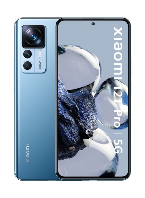 Smartphone Xiaomi 12T Pro 6,67"" Double nano SIM 5G 256 Go Bleu État correct - Xiaomi reconditionné disponible sur Fnac