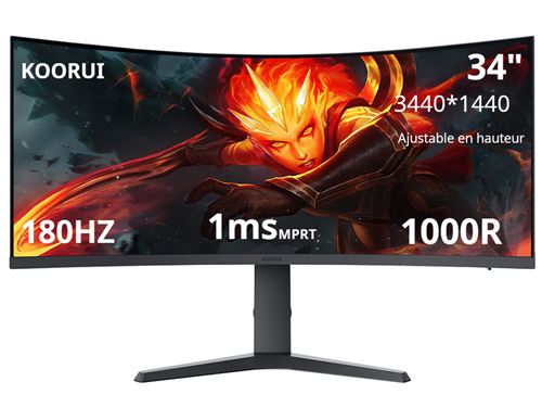 Gaming G3441VC 34 incurvé 180 Hz WQHD - vue 2